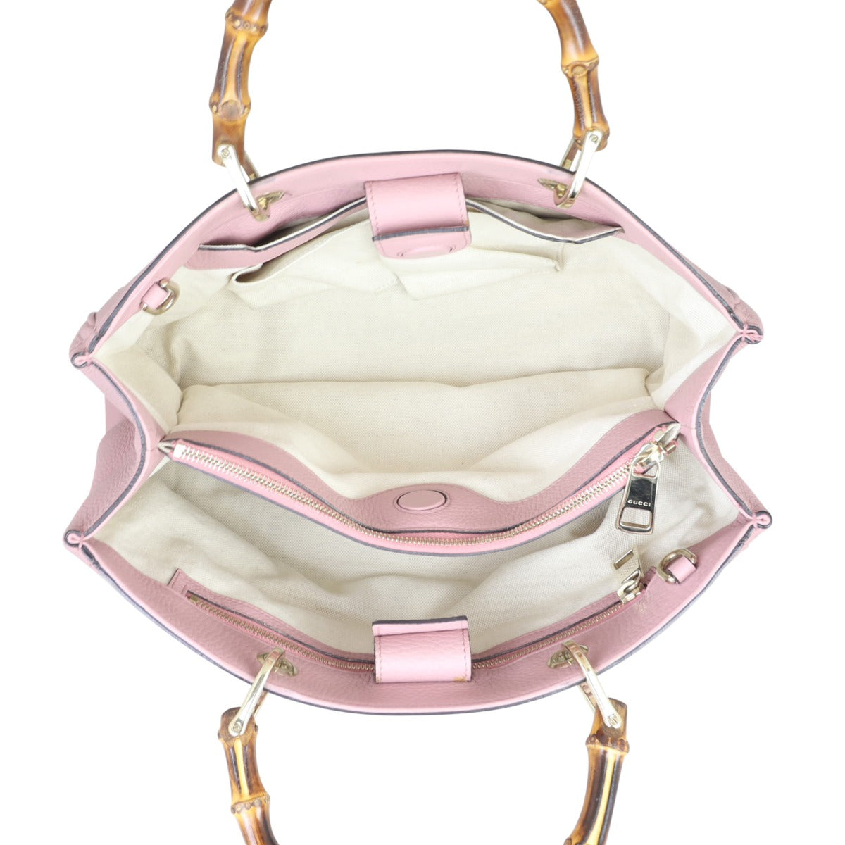 Gucci Bamboo Shopper Medium Whole interior
