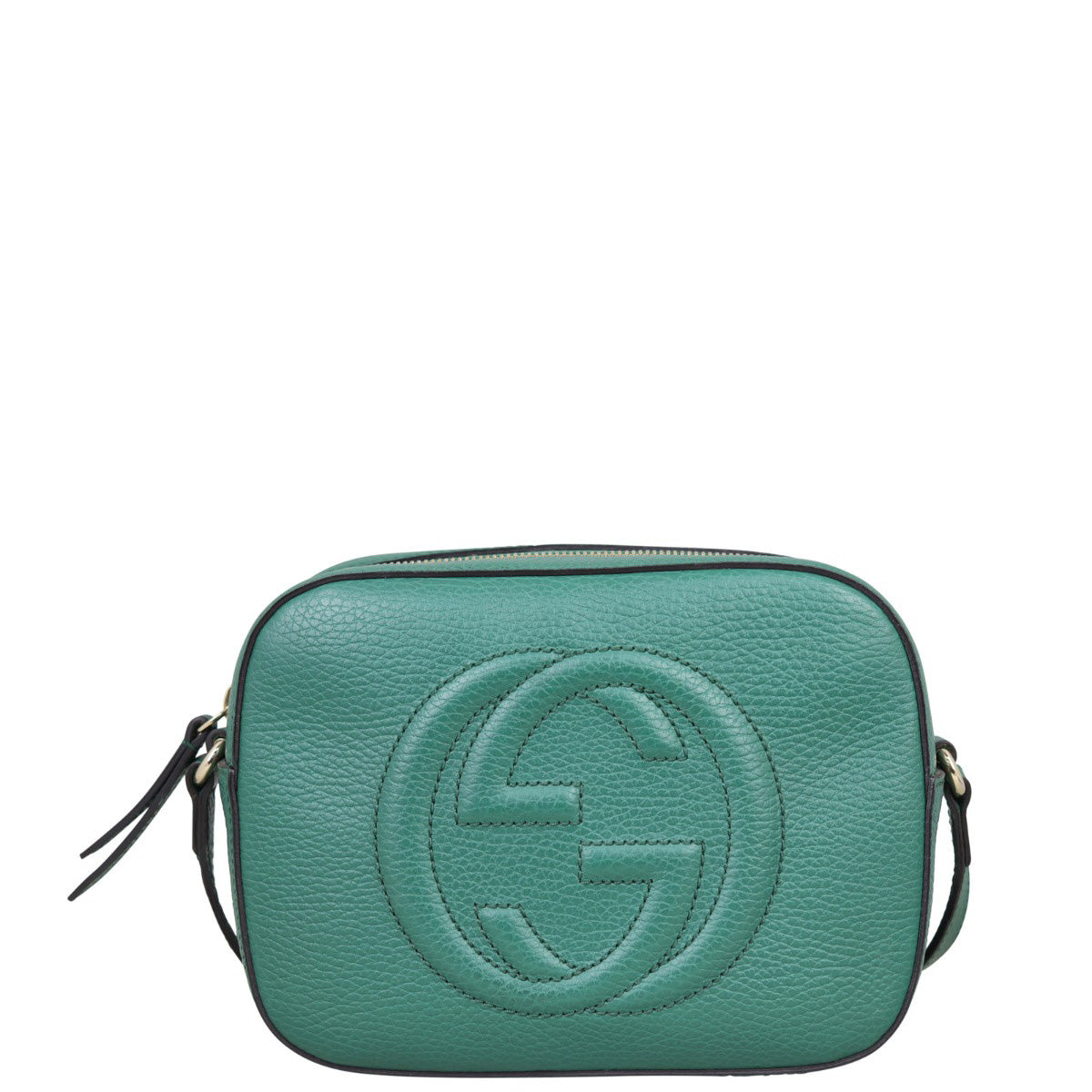 Gucci Soho Leather Shoulder Bag Front 