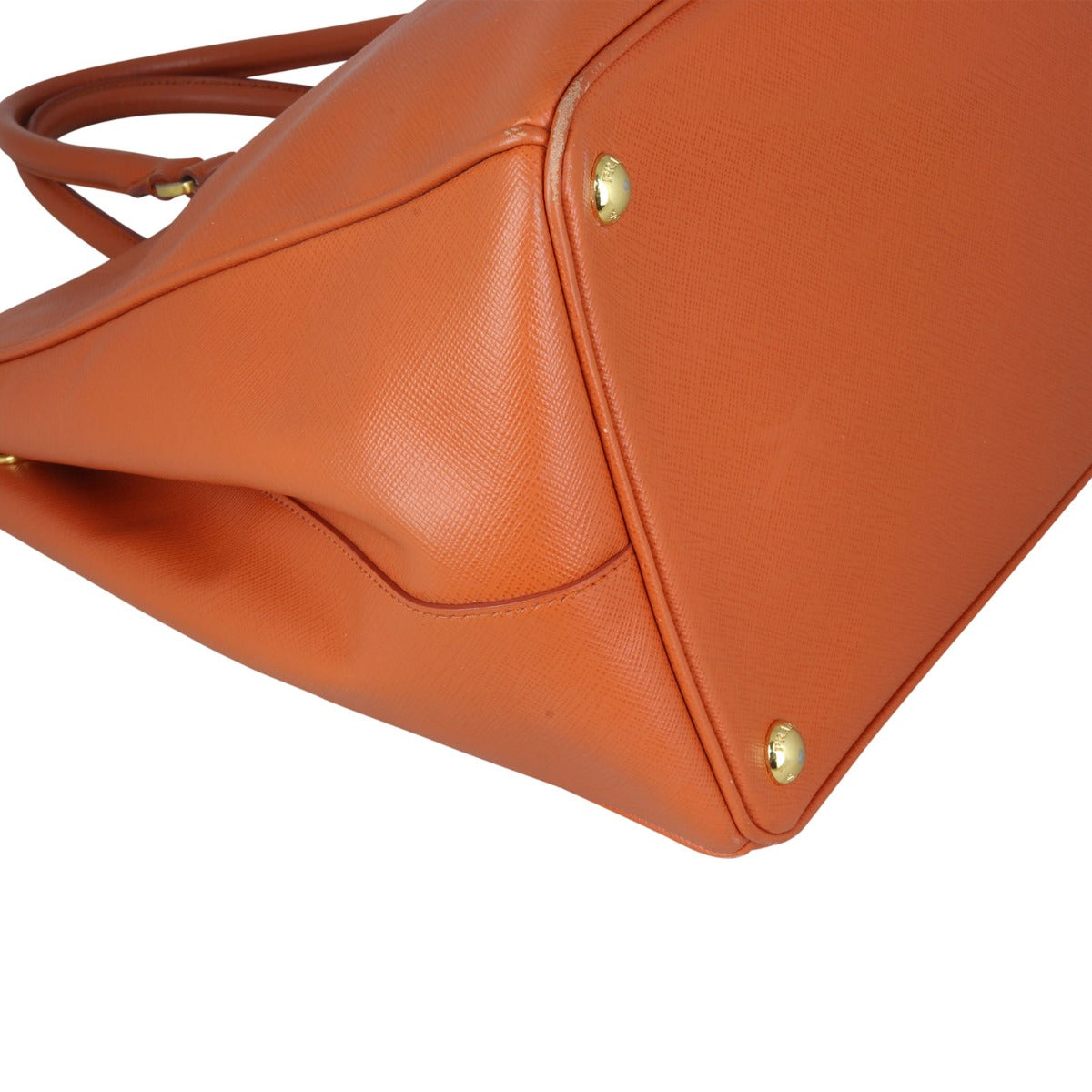 Prada Saffiano Lux Gardener’s Tote Corner Closeup