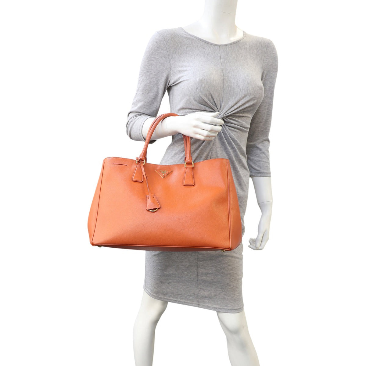 Prada Saffiano Lux Gardener’s Tote Mannequin