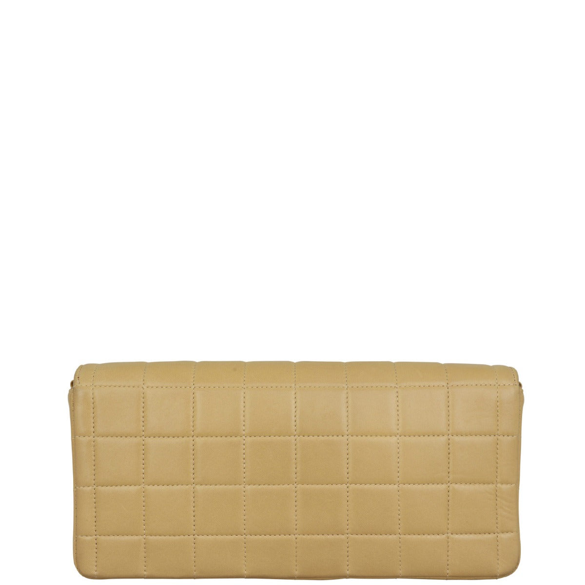 Chanel East-West Chocolate Bar Flap Bag Back