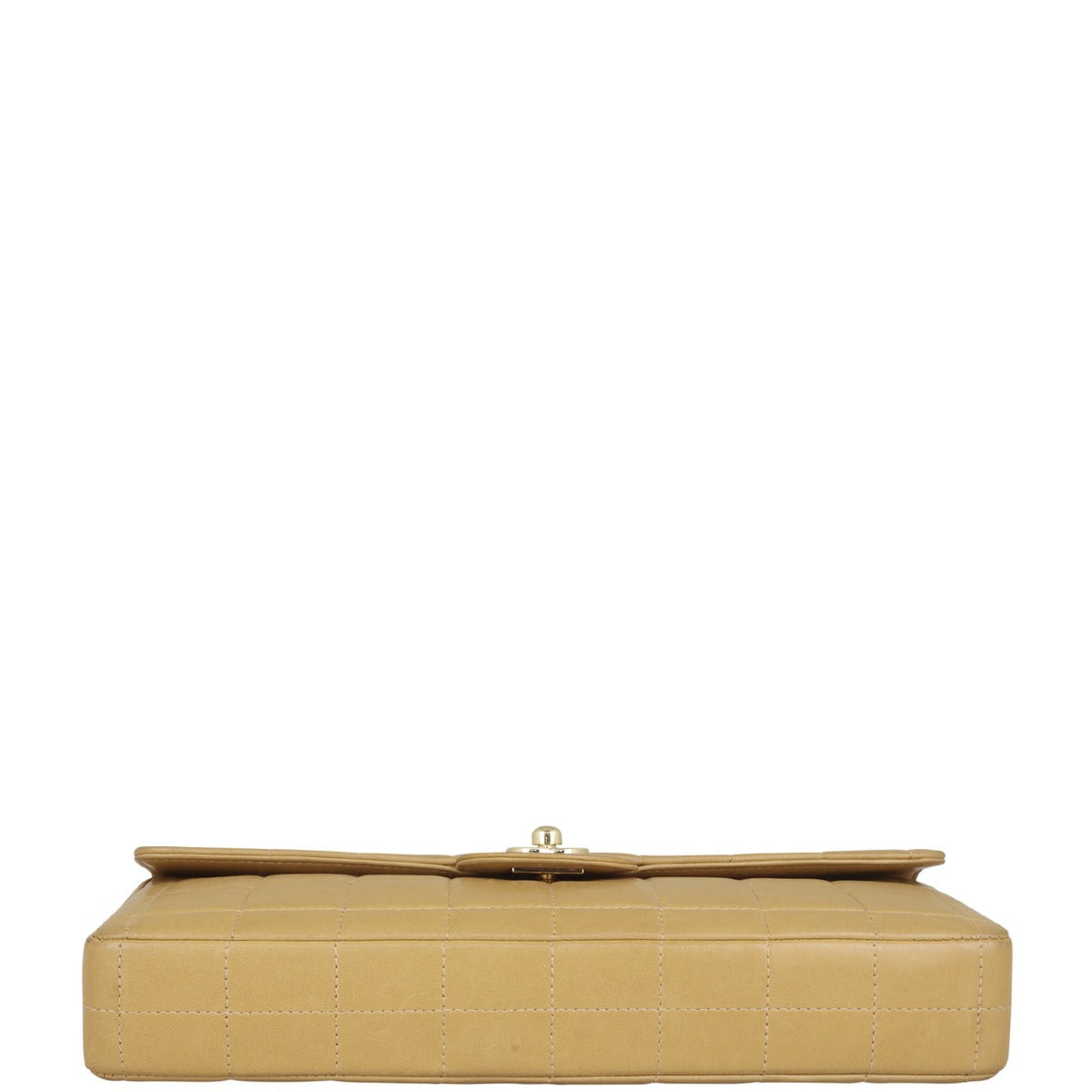 Chanel East-West Chocolate Bar Flap Bag Base