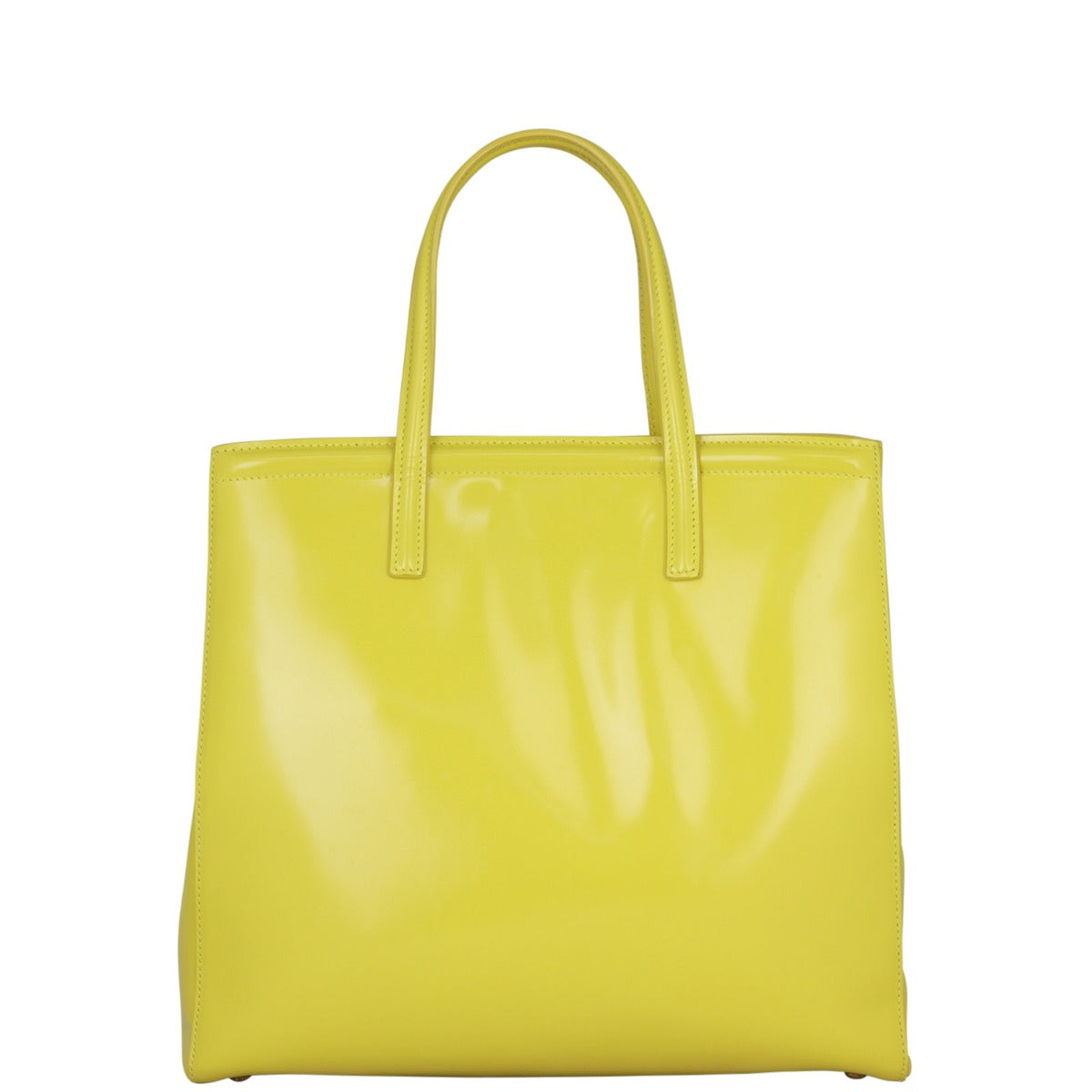 Prada Smooth Leather Tote Bag Back