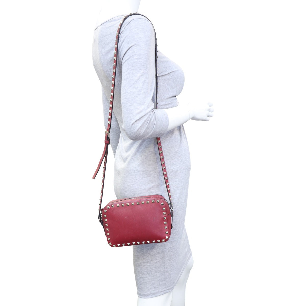 Valentino Rockstud Camera Bag Mannequin