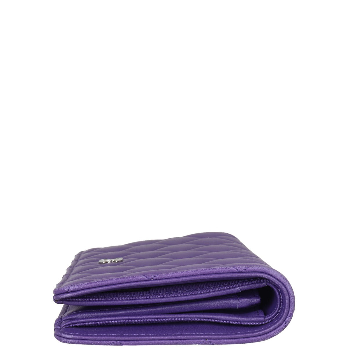 Chanel Classic CC Yen Wallet Side