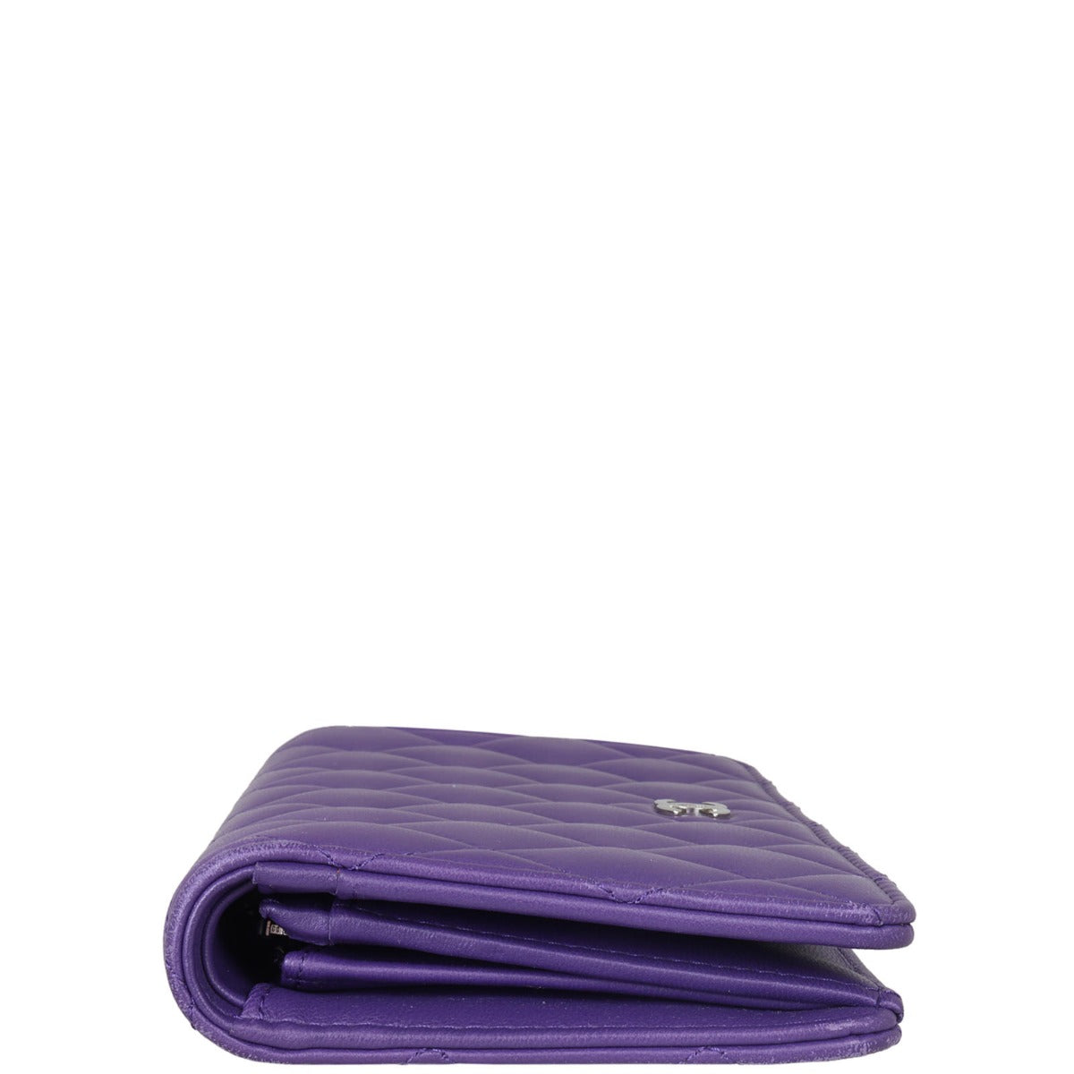 Chanel Classic CC Yen Wallet Side