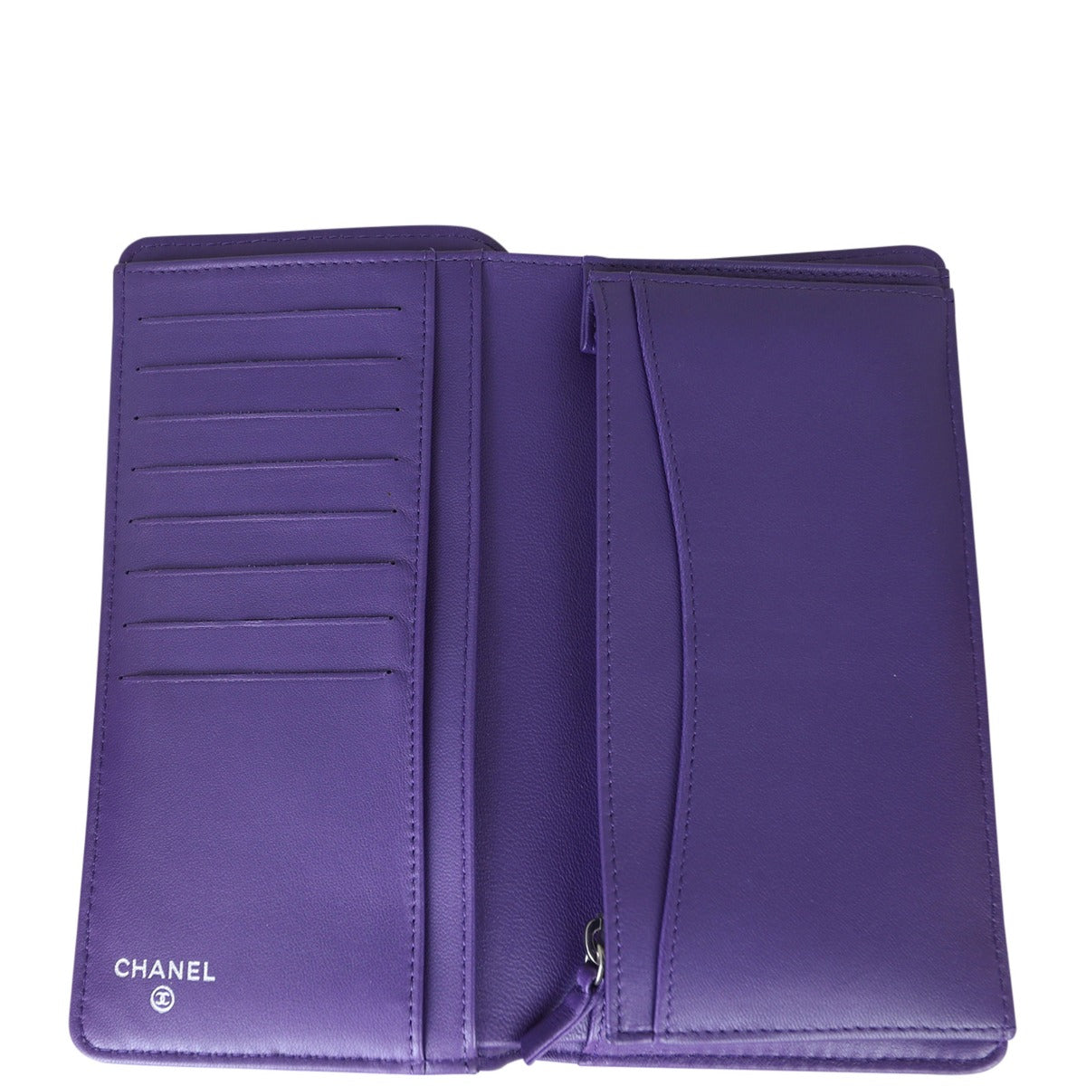 Chanel Classic CC Yen Wallet Interior