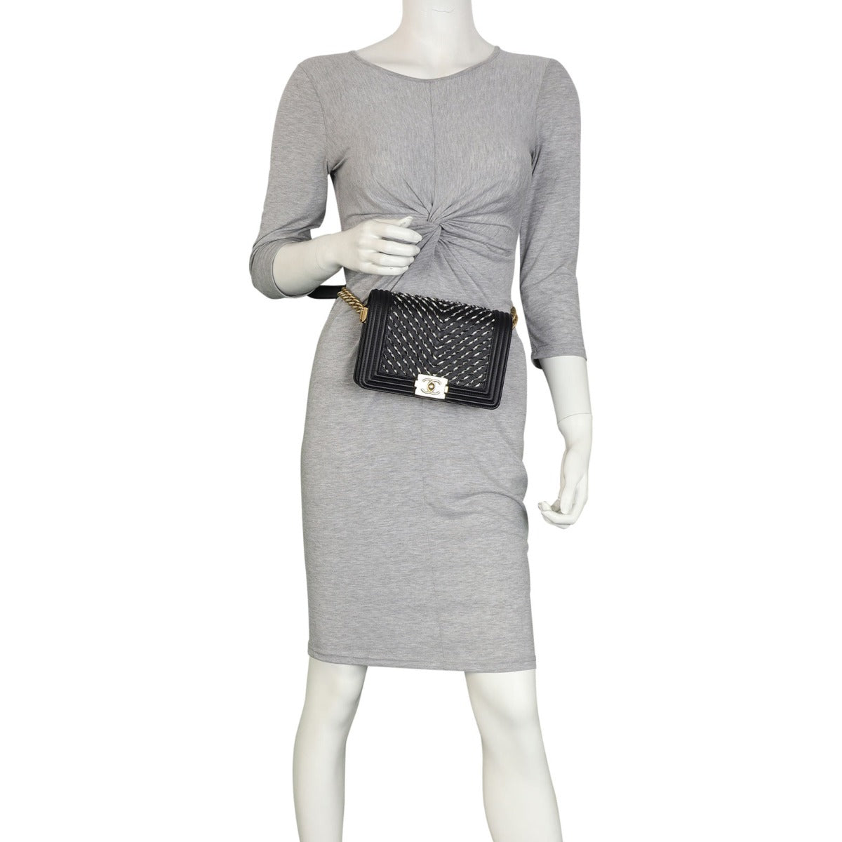 Chanel Boy Embroidered By the Sea Belt Bag Mannequin