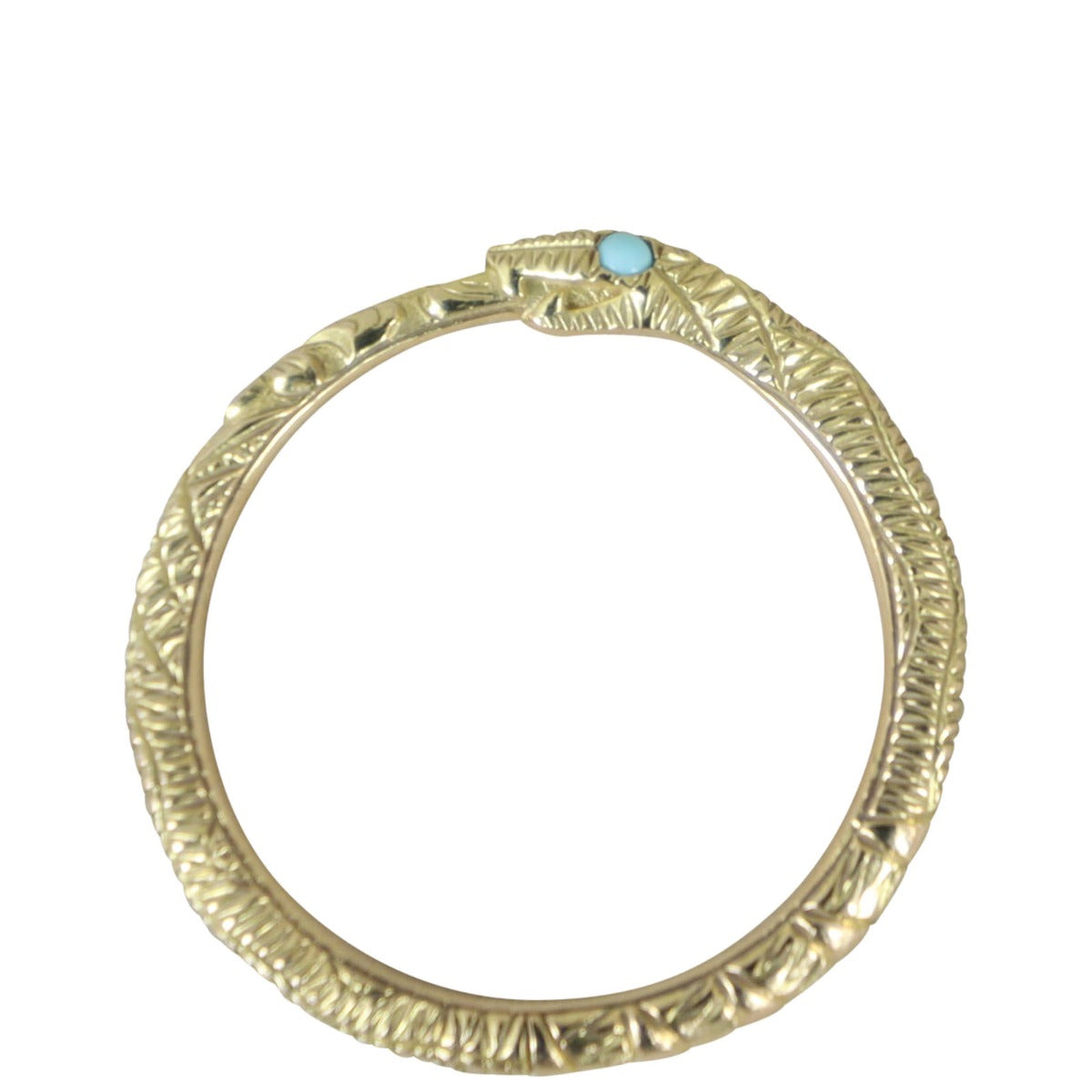 Gucci Ouroboros Gold Ring 