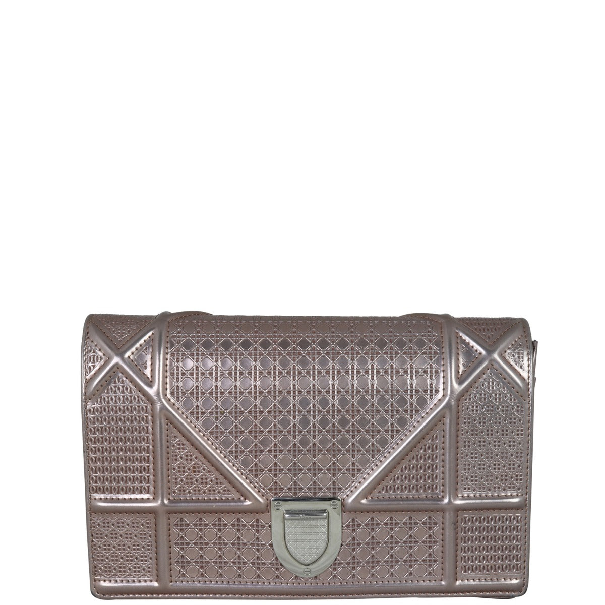 Dior Diorama Wallet on Chain Micro-Cannage Front