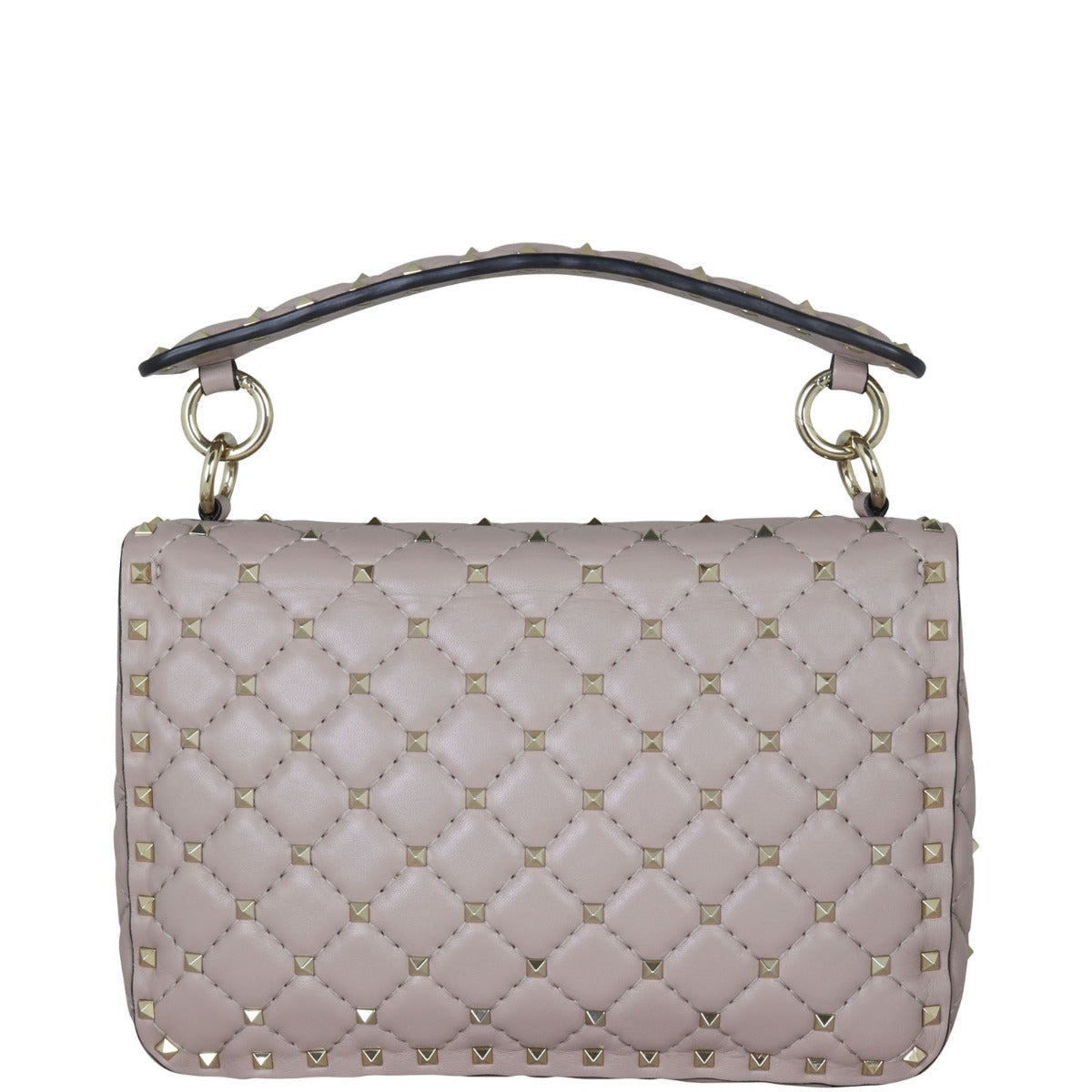 Valentino Rockstud Spike Medium Shoulder Bag Back