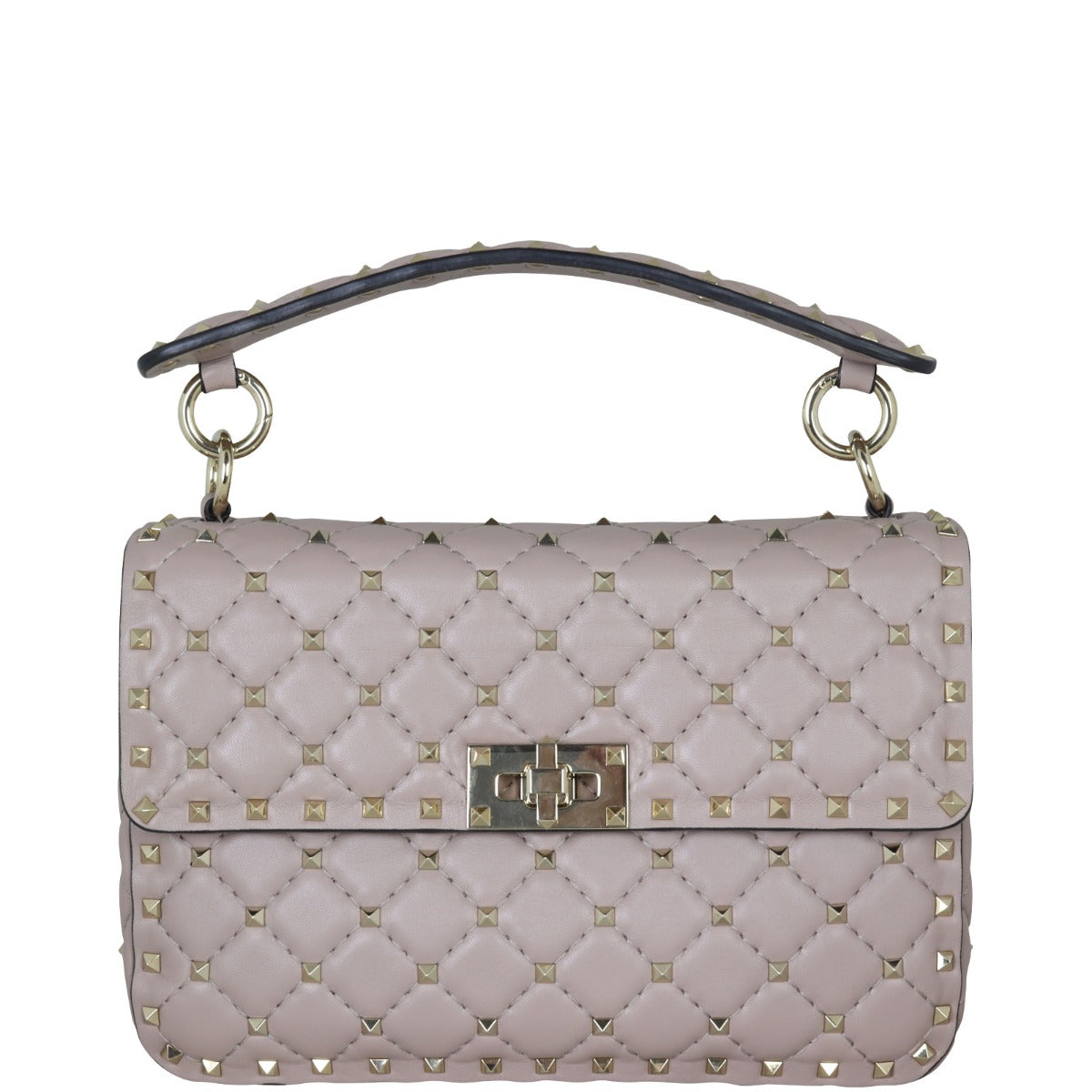 Valentino Rockstud Spike Medium Shoulder Bag Front