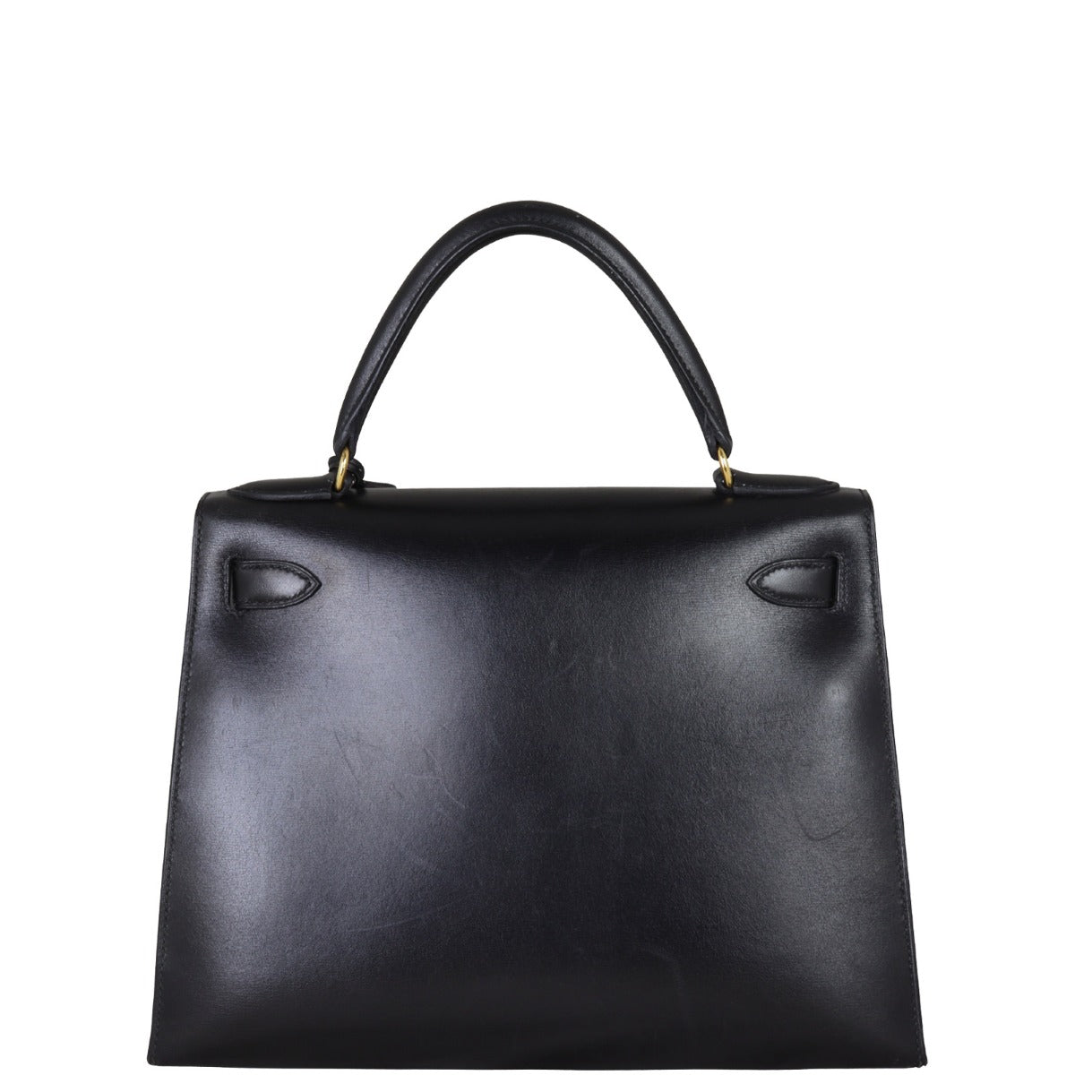 Hermes Kelly 28 Sellier Boxcalf Back
