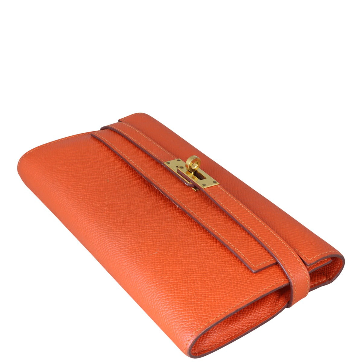 Hermes Kelly Classic Long Wallet Epsom Corner Distance