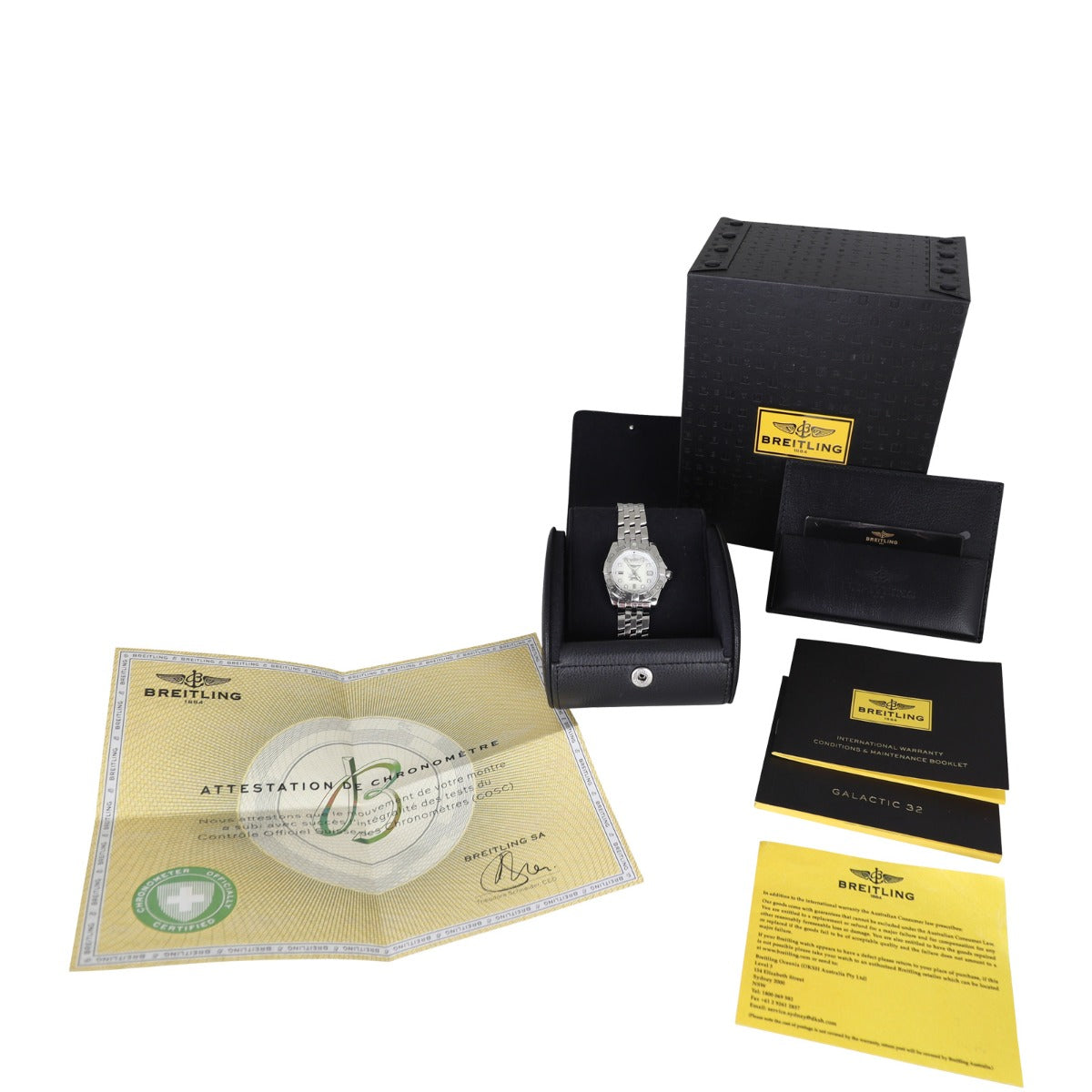 Breitling Galactic 32 mm Diamond Watch Box