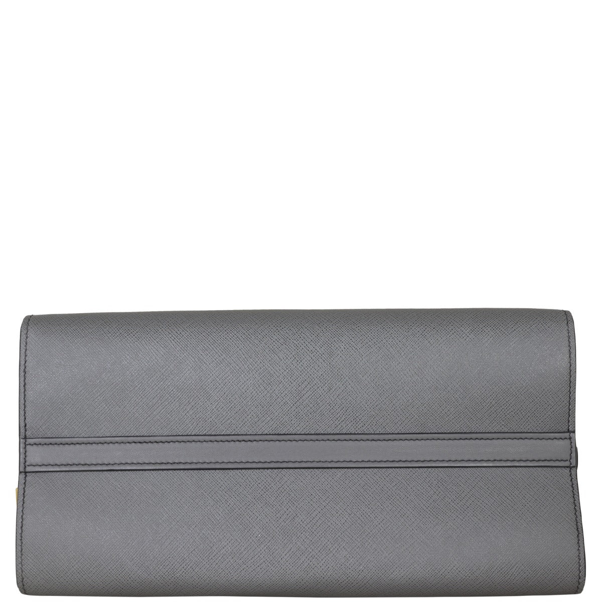 Prada Saffiano City Calf Esplanade Medium (dark grey and black) Base