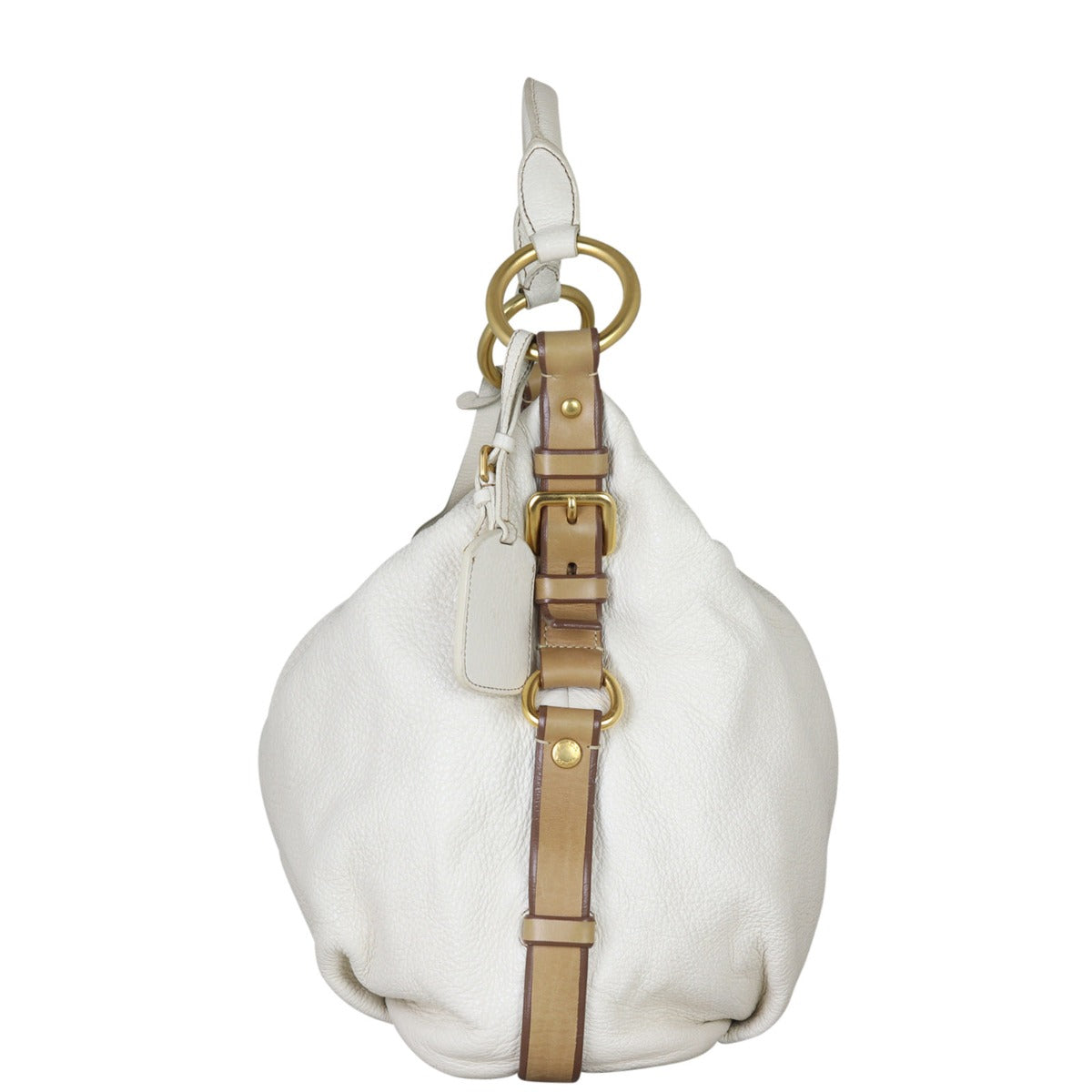 Prada Vitello Daino Hobo Side