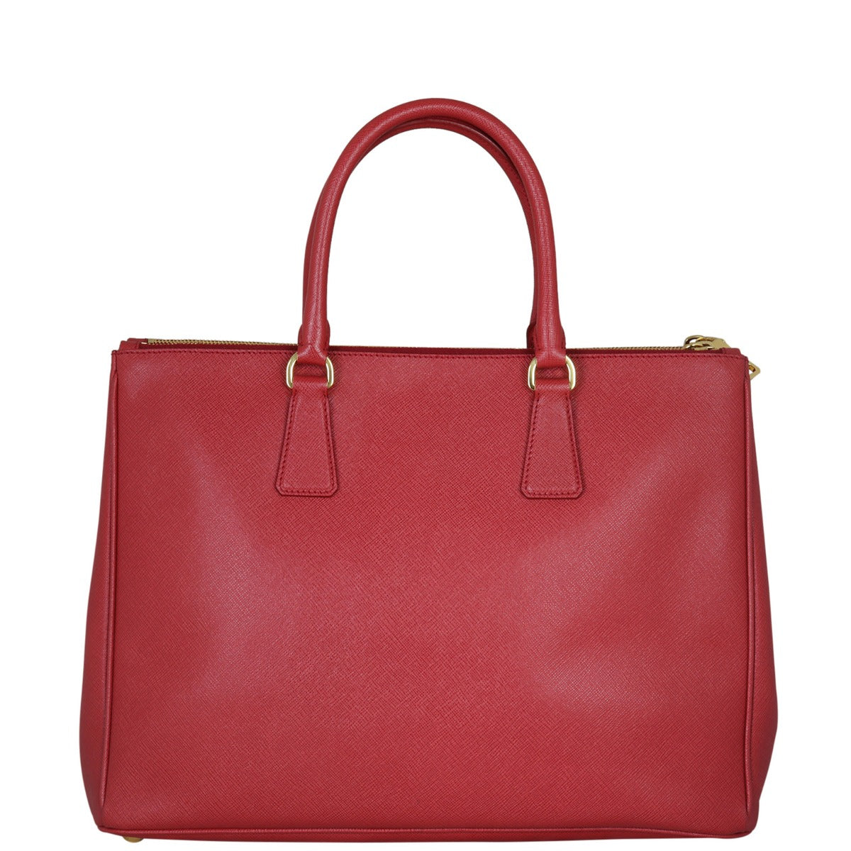 Prada Saffiano Lux Galleria Double Zip Tote Large Back