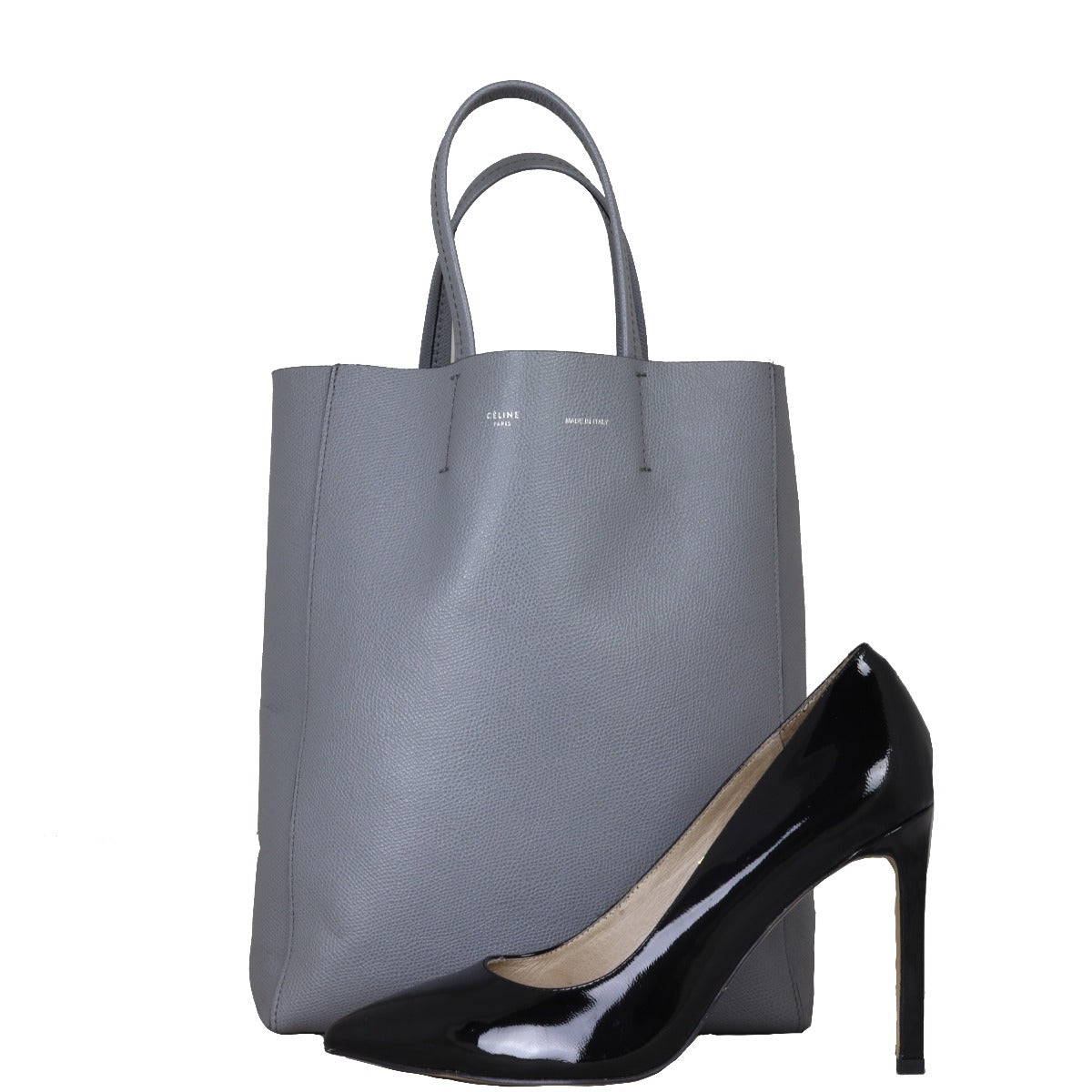 Celine Vertical Cabas Tote Small Front with Shoe