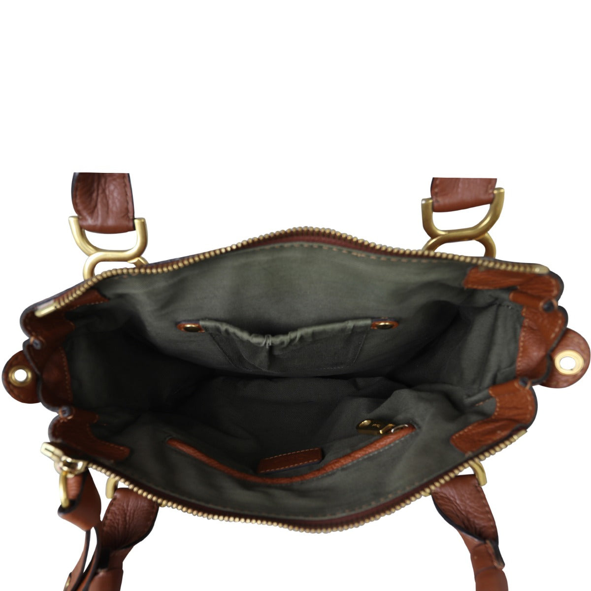 Chloe Marcie Medium Satchel Whole Interior