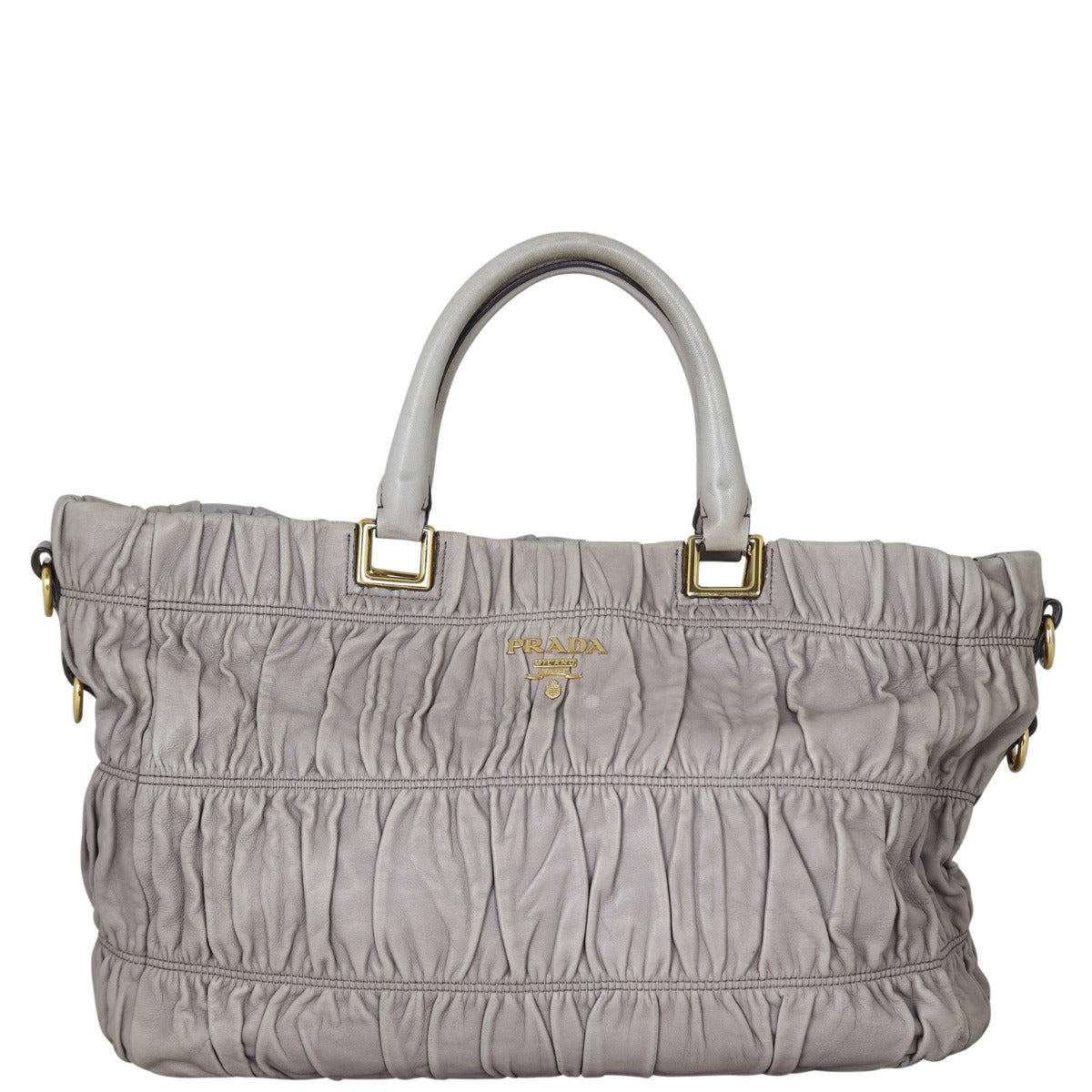 Prada Nappa Gaufre Tote Front