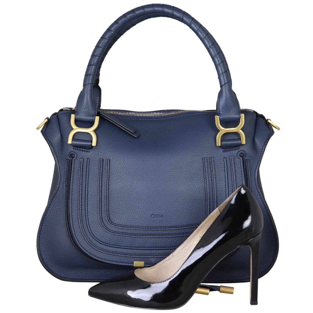Chloe Marcie Medium Satchel Shoe