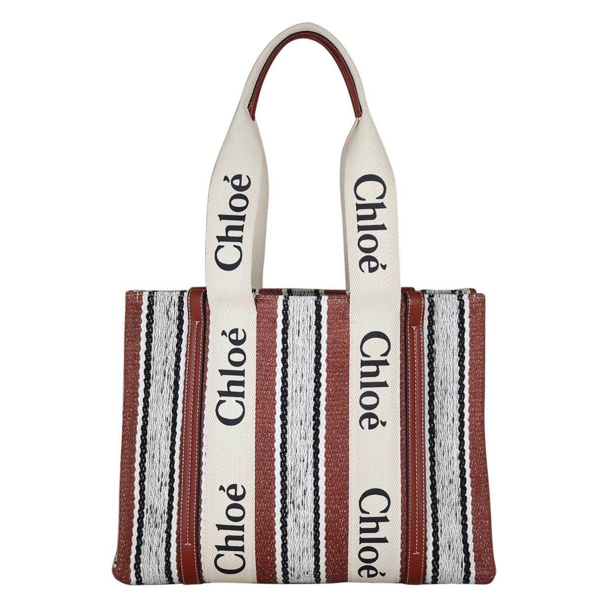 Chloe Woody Shoulder Tote Medium Front