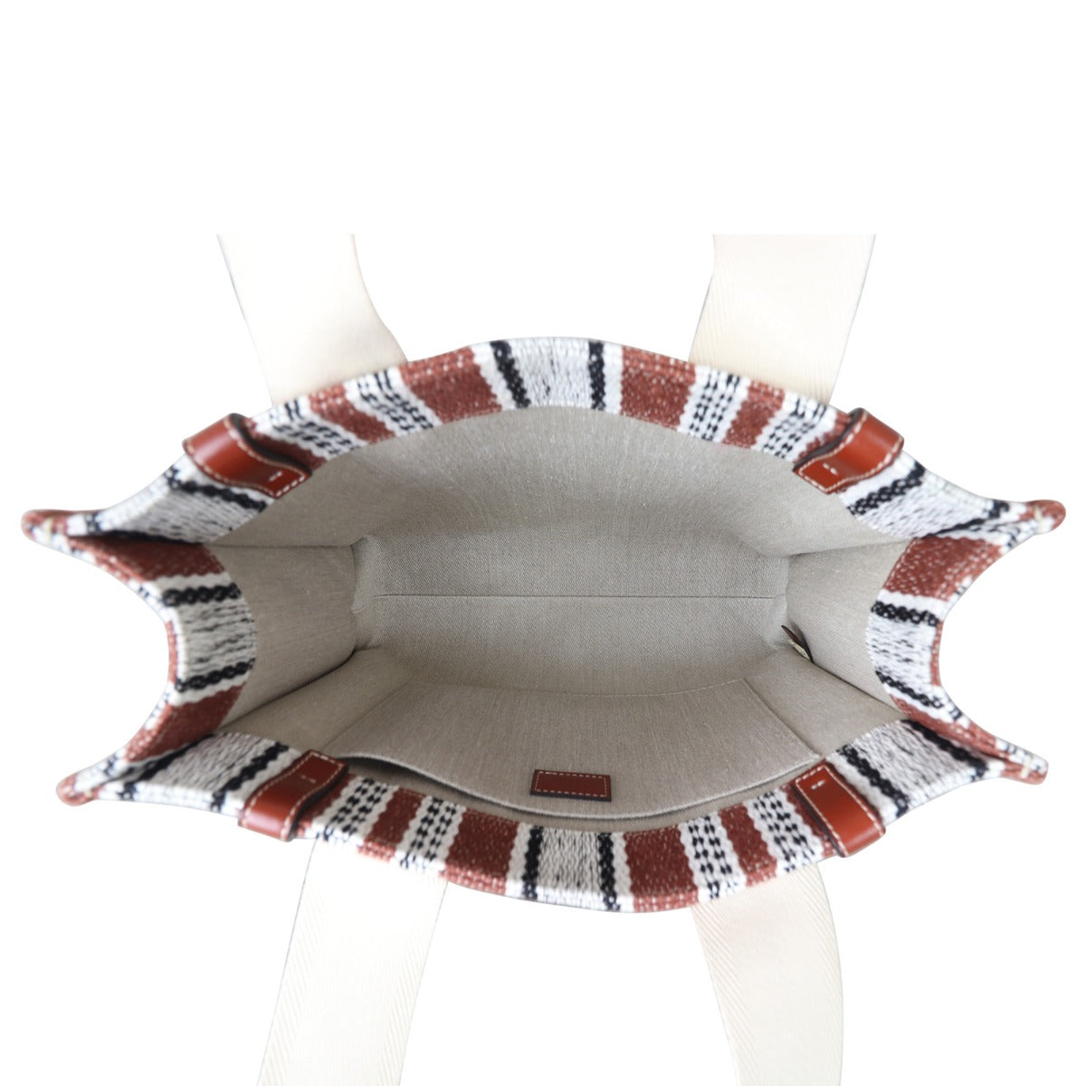 Chloe Woody Shoulder Tote Medium Whole Interior