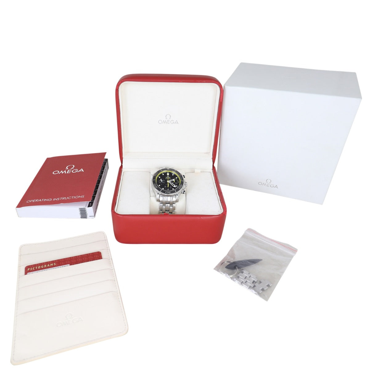 Omega Seamaster Diver 300m Co-Axial Chronometer Chronograph Watch