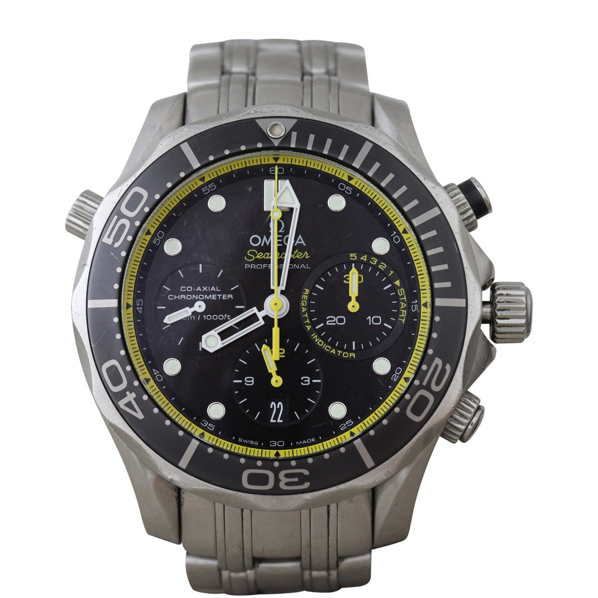 Omega Seamaster Diver 300m Co-Axial Chronometer Chronograph Watch