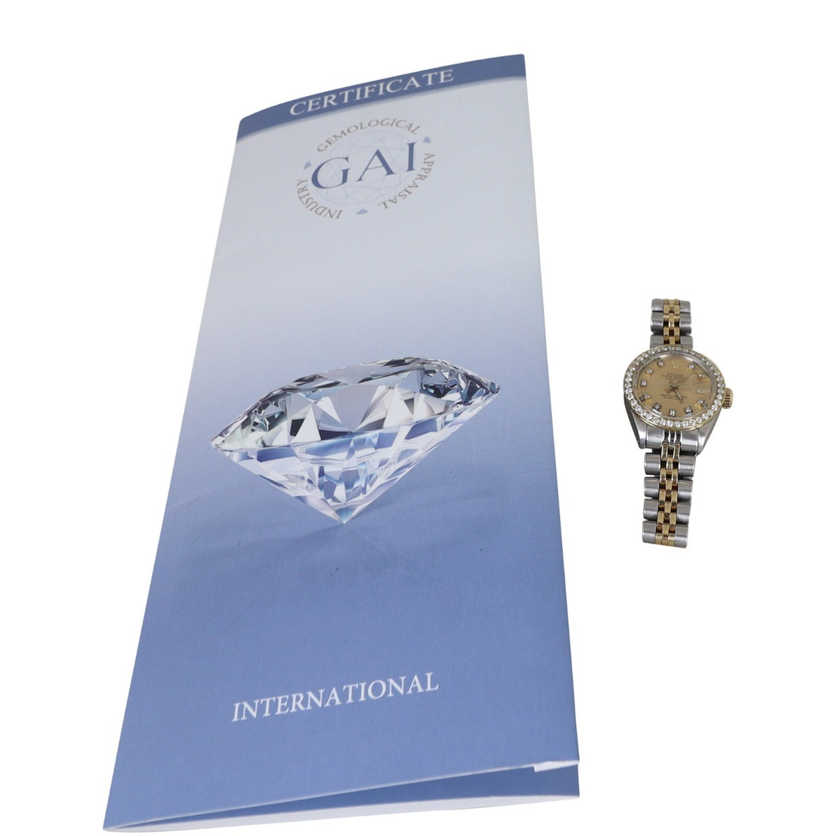 Rolex Oyster Perpetual Datejust 26mm Diamond Watch 