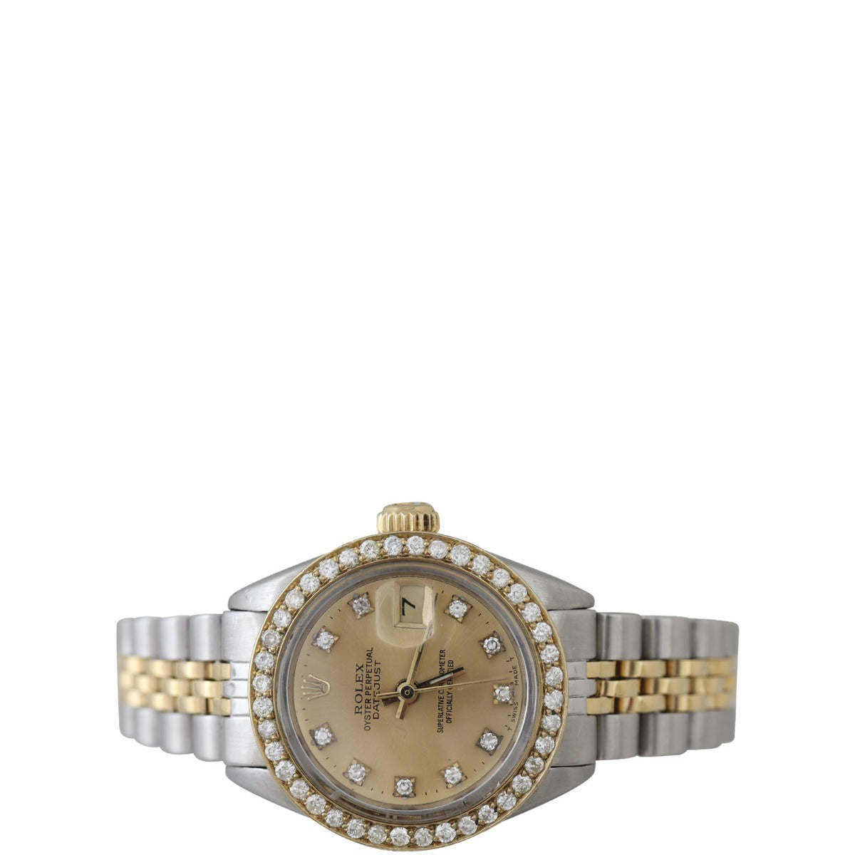 Rolex Oyster Perpetual Datejust 26mm Diamond Watch 