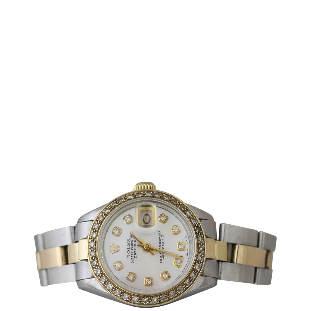 Rolex Oyster Perpetual Lady Datejust 26mm Diamond Watch 