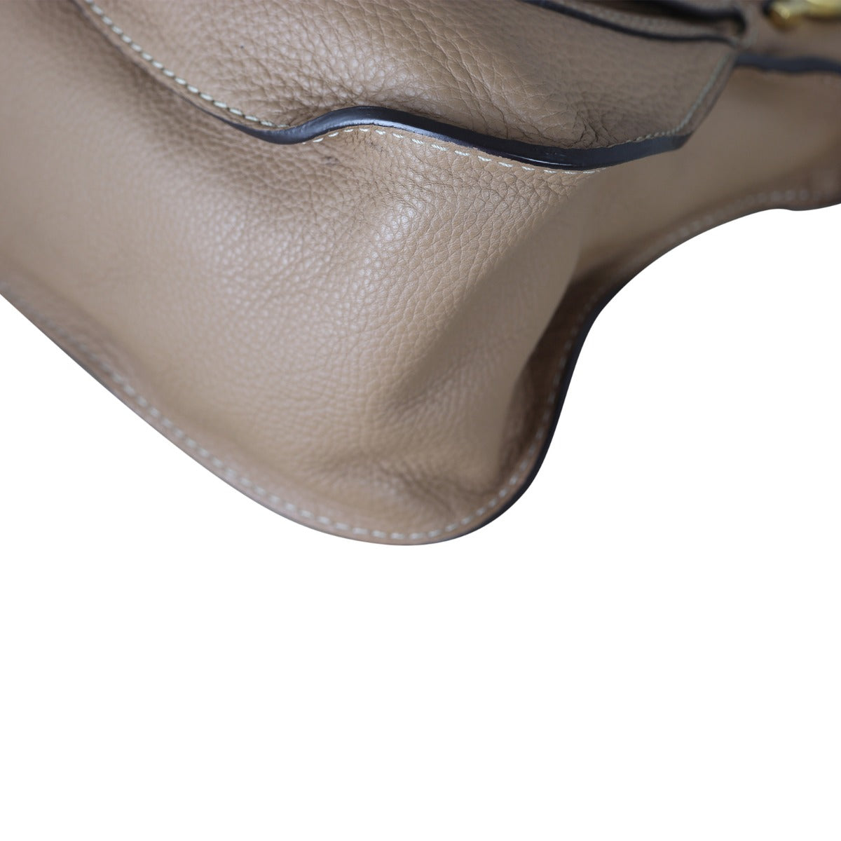 Chloe Marcie Medium Satchel Corner Close Up