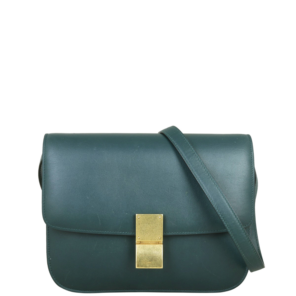 Celine Classic Box Bag Medium Front with Strap