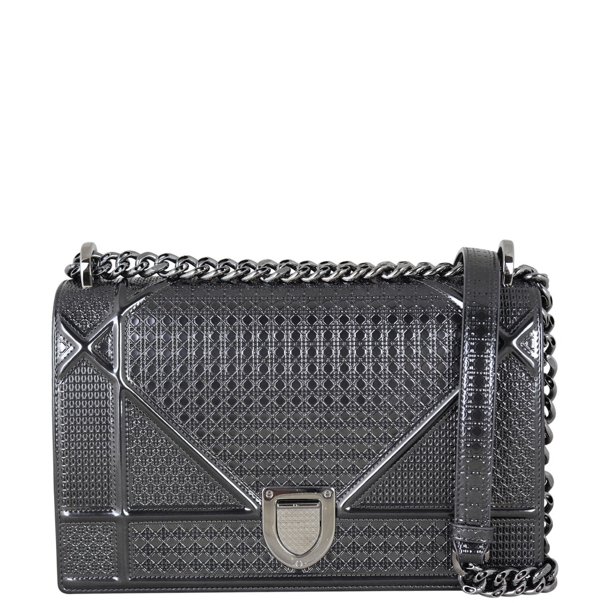Dior Diorama Micro-Cannage Medium Front with Strap