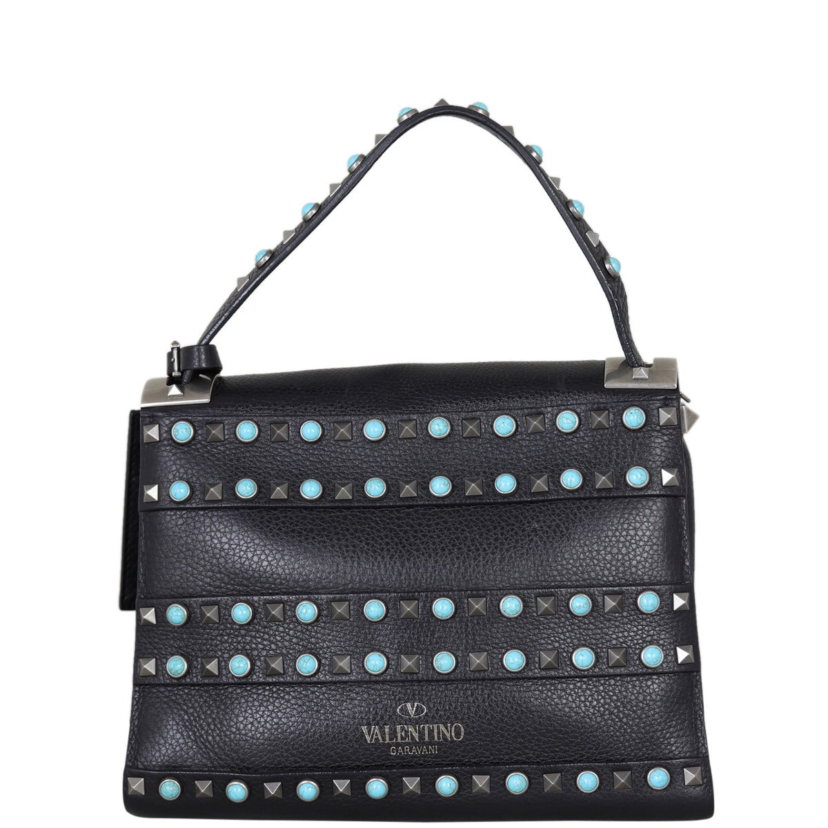 Valentino My Rockstud Rolling Flap Bag Back