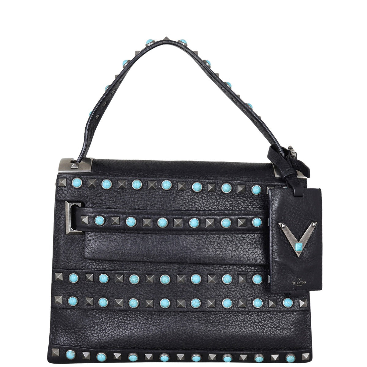 Valentino My Rockstud Rolling Flap Bag Front