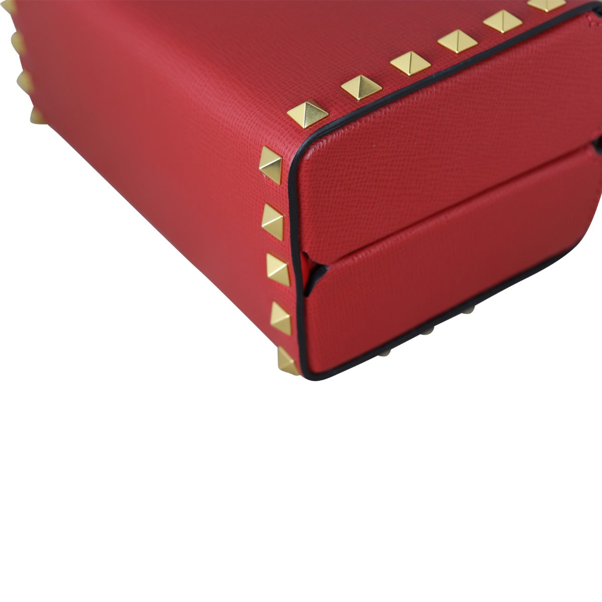 Valentino Rockstud Alcove Box Bag Close Corner