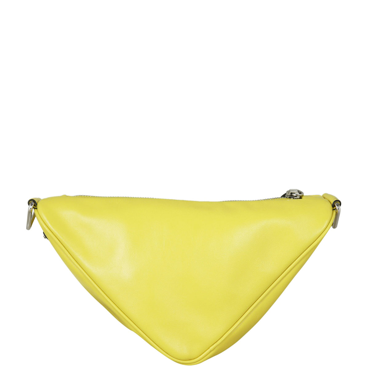 Prada Triangle Leather Shoulder Bag Back