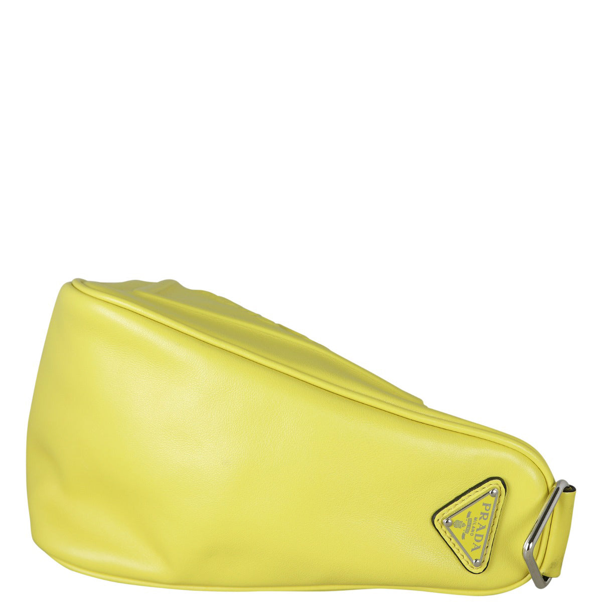 Prada Triangle Leather Shoulder Bag Corner Distance