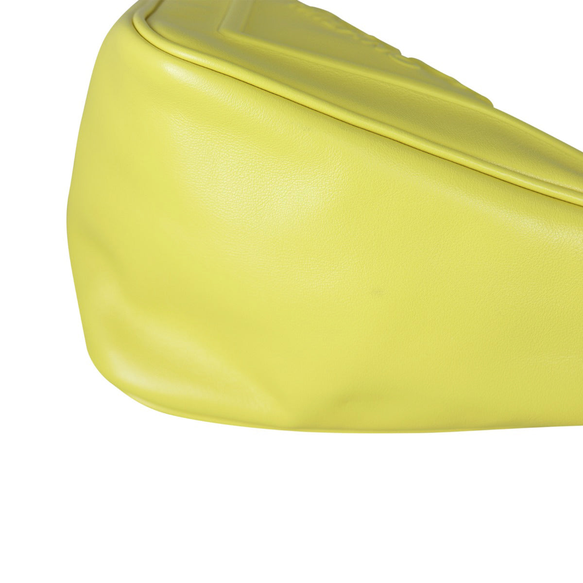 Prada Triangle Leather Shoulder Bag Corner Close Up