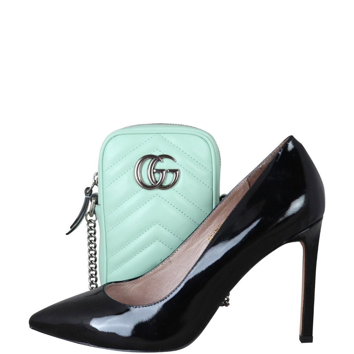 Gucci GG Marmont Matelasse Mini Bag Shoe