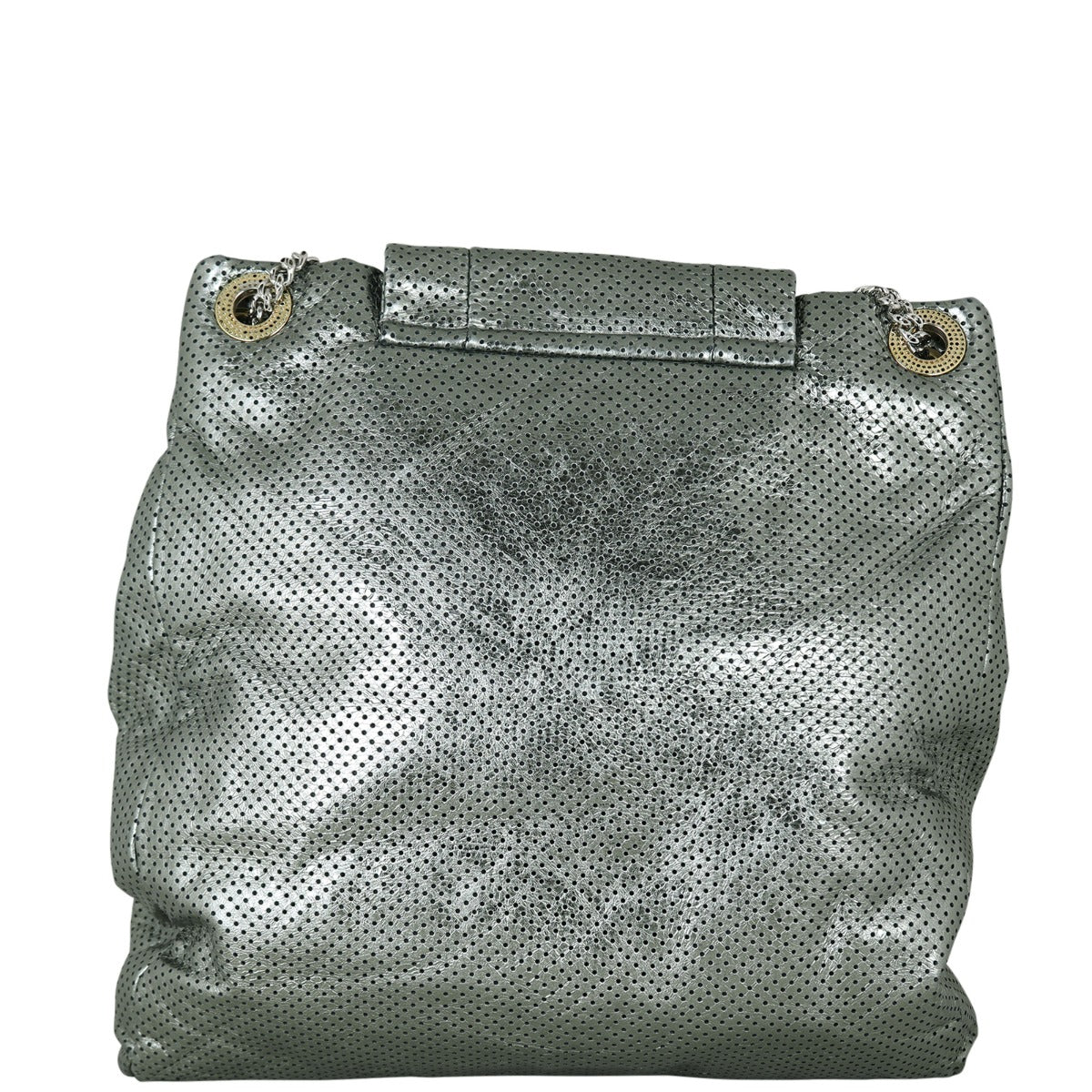 Chanel Perforated Drill Tote Back