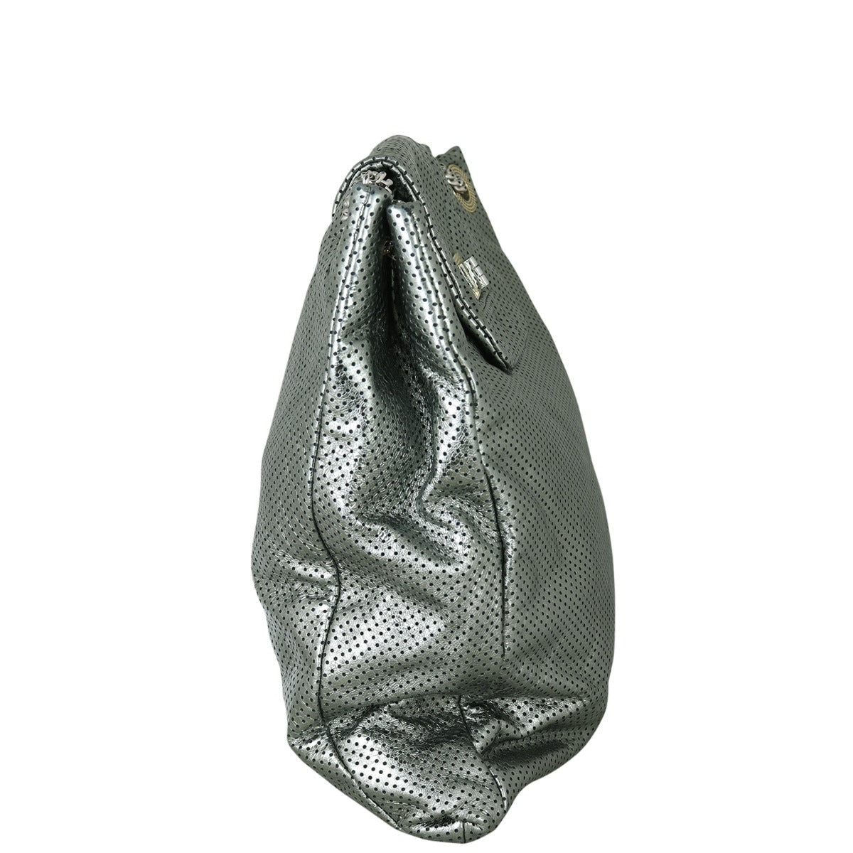 Chanel Perforated Drill Tote Side