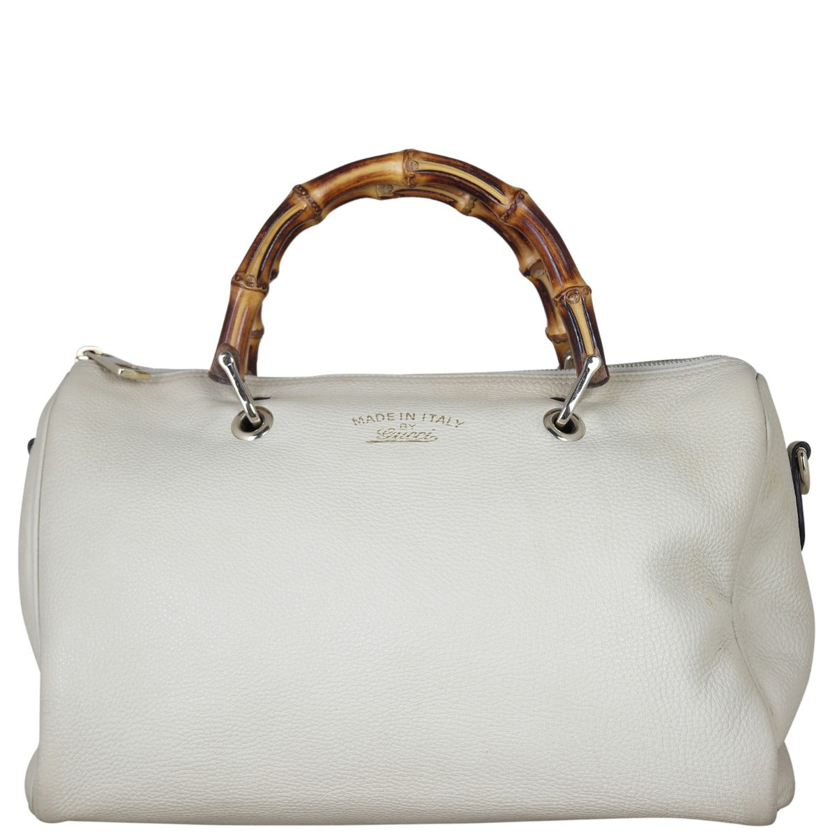Gucci Bamboo Boston Bag Front