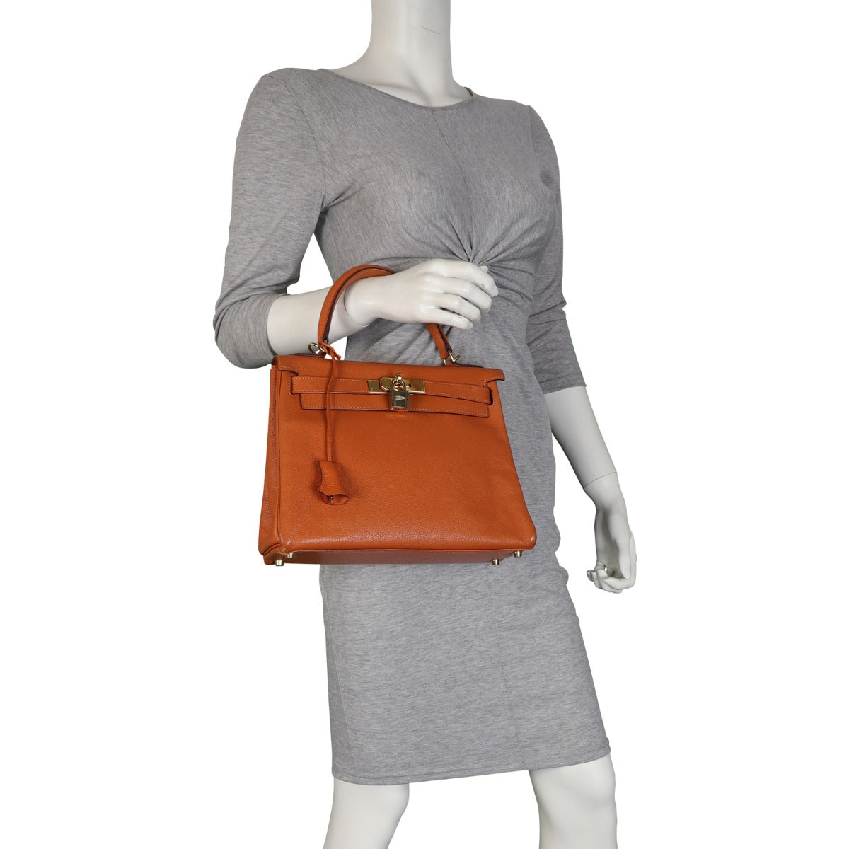 Hermes Kelly 28 Retourne Chevre de Coromandel Mannequin
