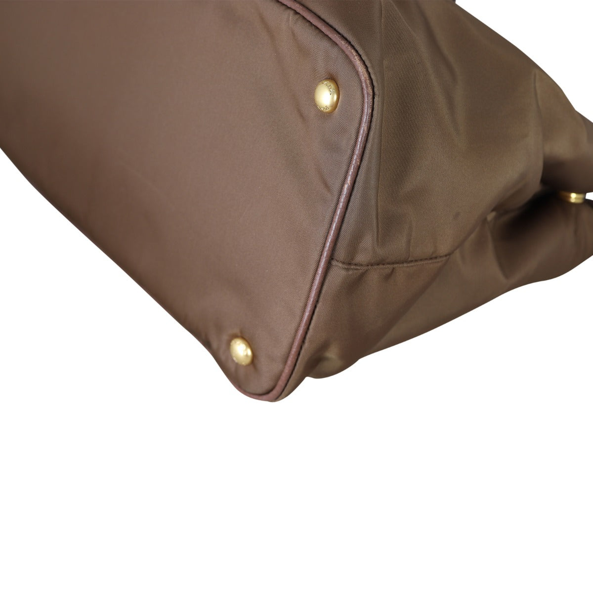 Prada Tessuto Vitello Daino Tote Corner Close Up