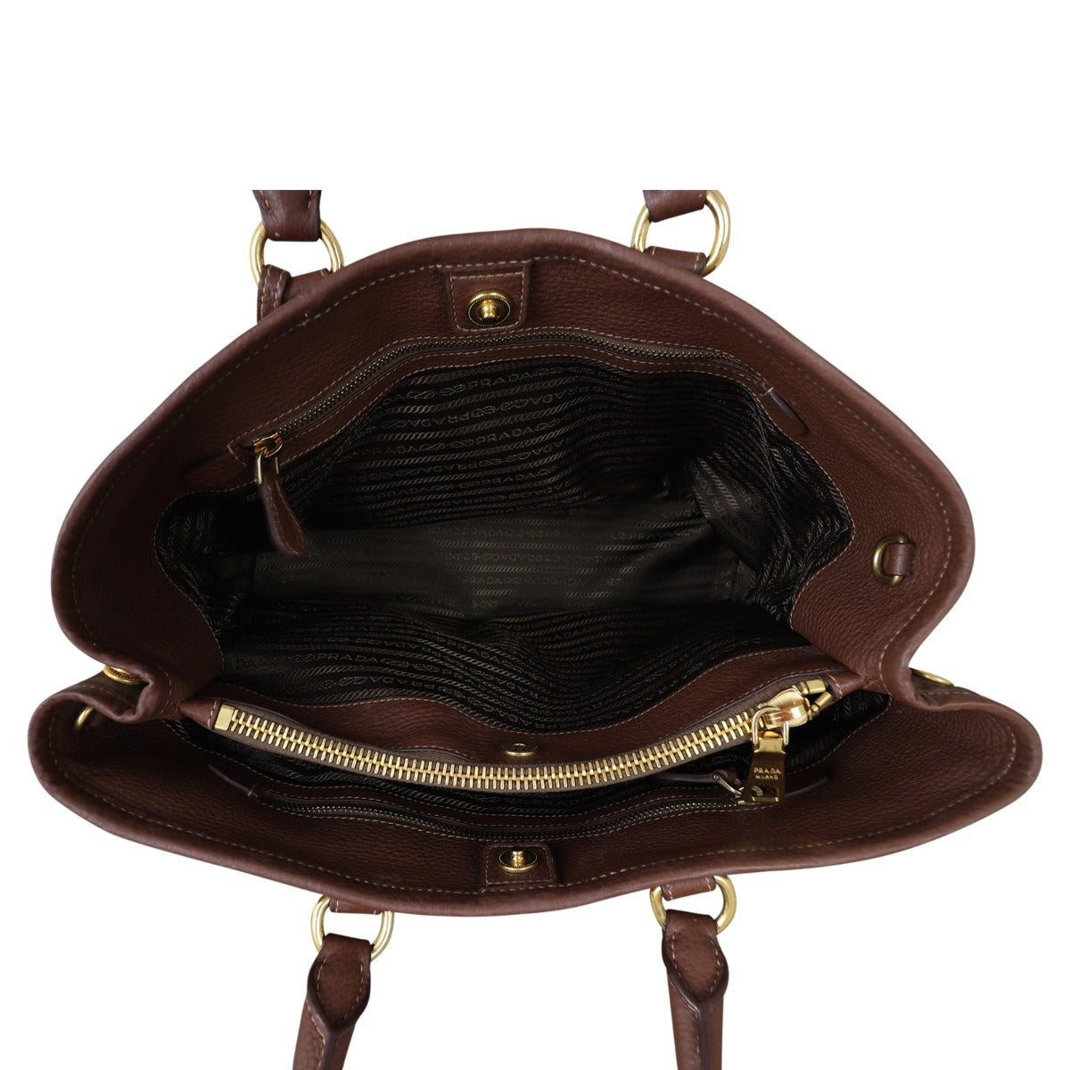 Prada Tessuto Vitello Daino Tote Whole Interior