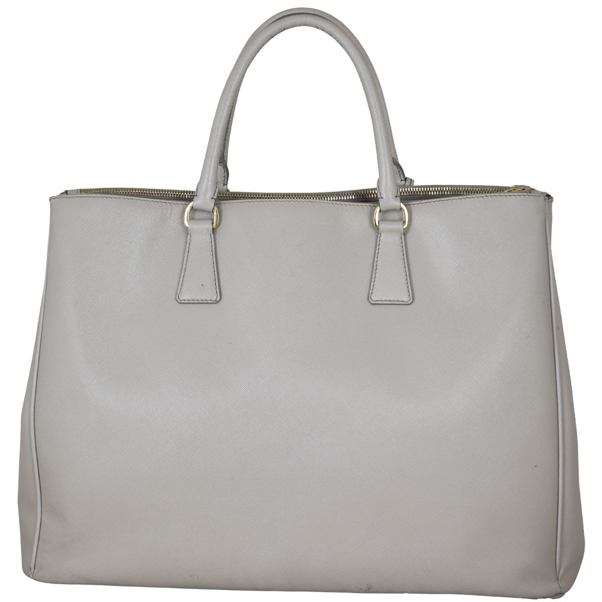 Prada Saffiano Lux Galleria Double Zip Tote Large Back